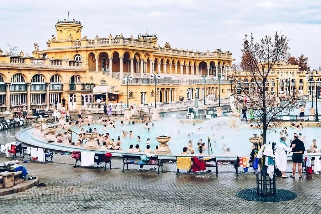 Apartament Chic Central 1Br Retreat Near New York Cafe With View Budapesta